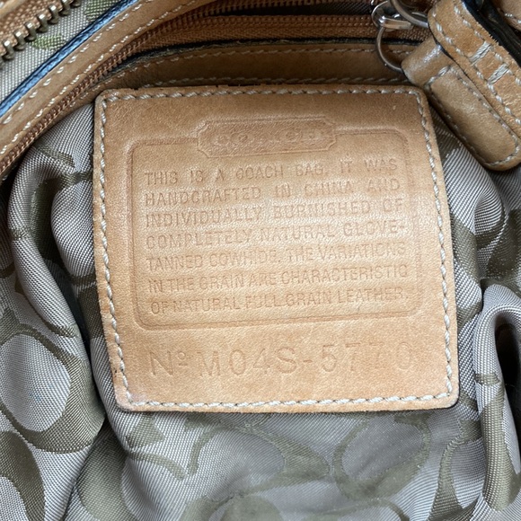 100% AUTHENTIC COACH Large Leather Tote Bag 👜 - Picture 4 of 8